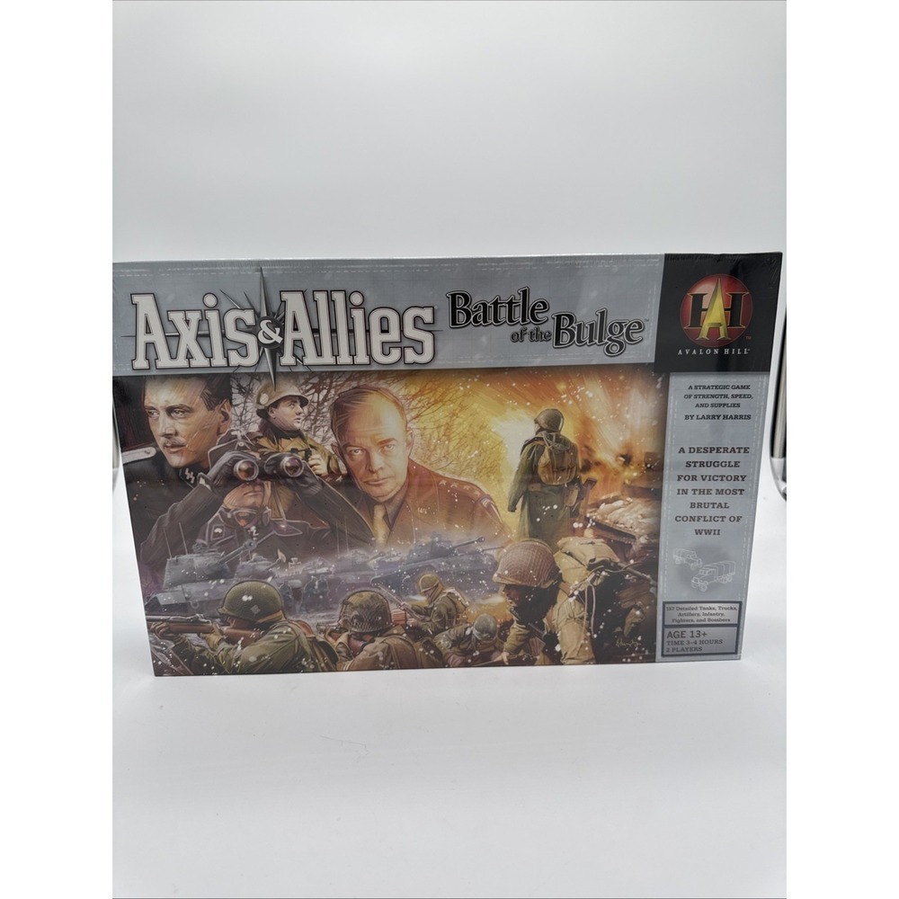 Avalon Hill 2006 Axis & Allies Battle of The Bulge Board Game New Sealed